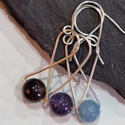 Infinity Frame Chakra Earrings